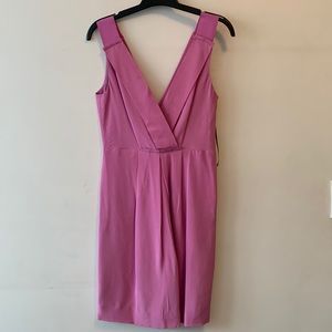 NWT J. Crew 100% Silk Aveline Rose Dress SZ 0 Good For Bridesmaid, Wedding